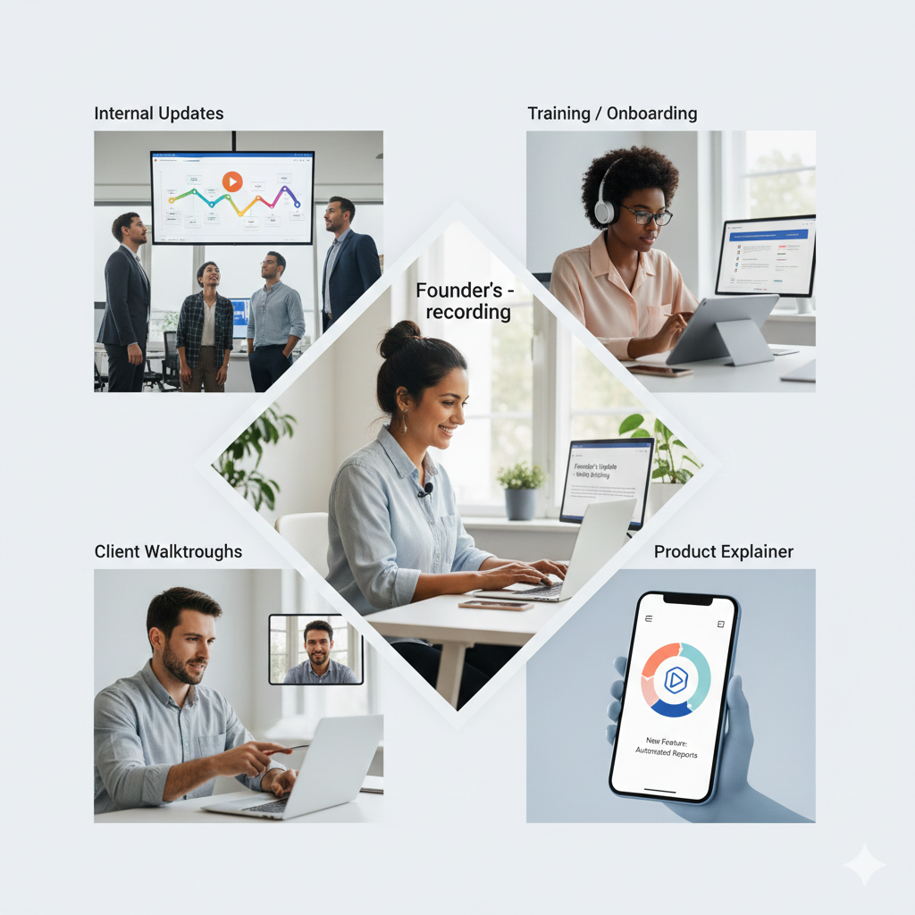 Business video use cases comparison showing when to use Google Vids vs PowerPoint